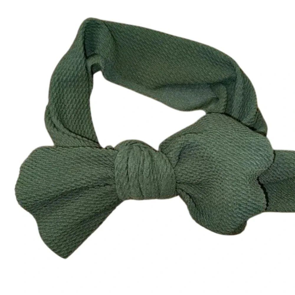 Source Unknown Green‎ Kids Hair Bow